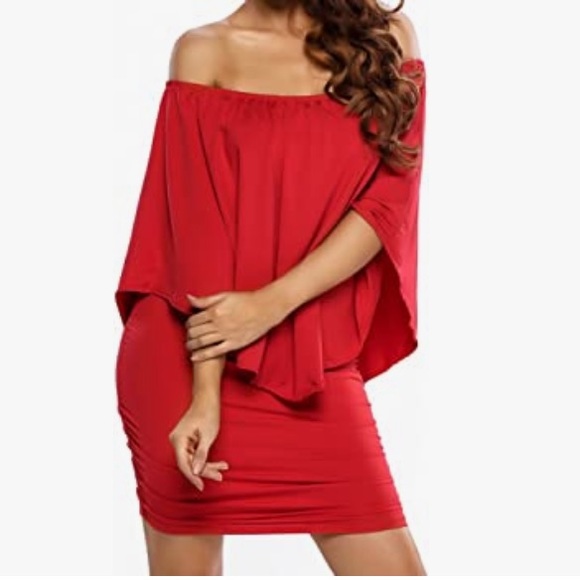 Off Shoulder Dress Party Cocktail Mini Dress (brand new in package) - Picture 3 of 6